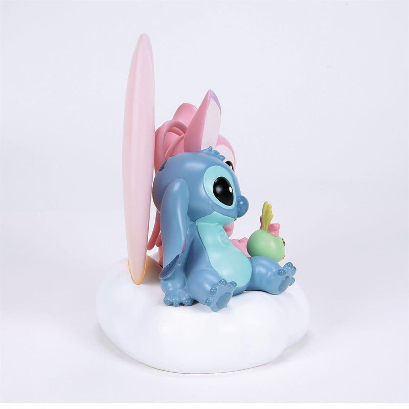 Cargue la imagen en el visor de la galería, Enesco Disney Showcase: Lilo &amp; Stitch - Stitch, Angel &amp; Scrump Light Figure
