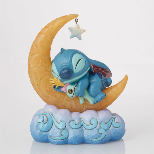 Enesco: Disney Lilo & Stitch - Stitch & Scrump on LED Moon Figure
