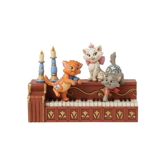 Enesco Disney Traditions - The Aristocats Kittens Piano Mini Figure