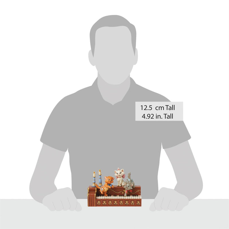 Load image into Gallery viewer, Enesco Disney Traditions - The Aristocats Kittens Piano Mini Figure
