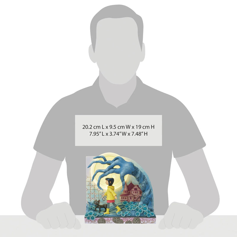 Cargue la imagen en el visor de la galería, Enesco Coraline - Coraline Claw Tree and Moon Figure
