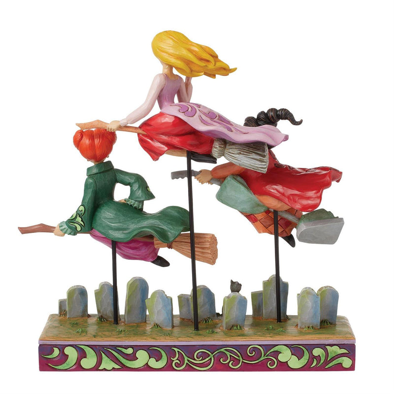 Chargez l&#39;image dans la visionneuse de la galerie, Enesco Hocus Pocus - Sanderson Sisters Flying Mini Figure
