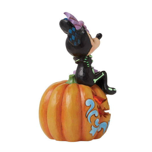 Enesco Disney Traditions - Mickey & Minnie Scared Skeletons Figure