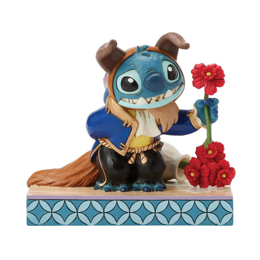Enesco: Disney Lilo & Stitch - Stitch Dressed As Beast Figure