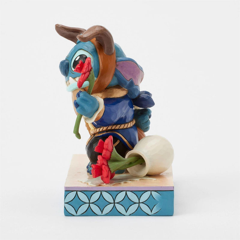 Cargue la imagen en el visor de la galería, Enesco: Disney Lilo &amp; Stitch - Stitch Dressed As Beast Figure
