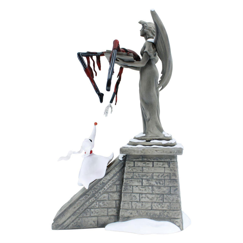 Load image into Gallery viewer, Enesco Disney Showcase: The Nightmare Before Christmas - Santa Jack &amp; Light Up Zero Figure
