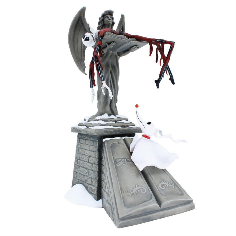 Load image into Gallery viewer, Enesco Disney Showcase: The Nightmare Before Christmas - Santa Jack &amp; Light Up Zero Figure
