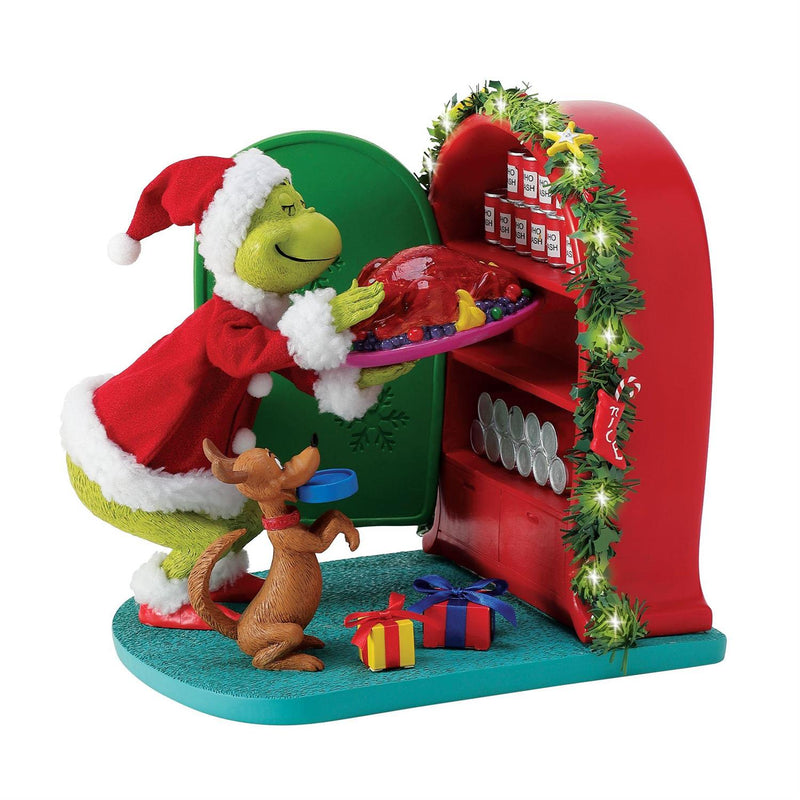 Chargez l'image dans la visionneuse de la galerie, Enesco Dr. Seuss Grinch - Christmas Dinner Figure
