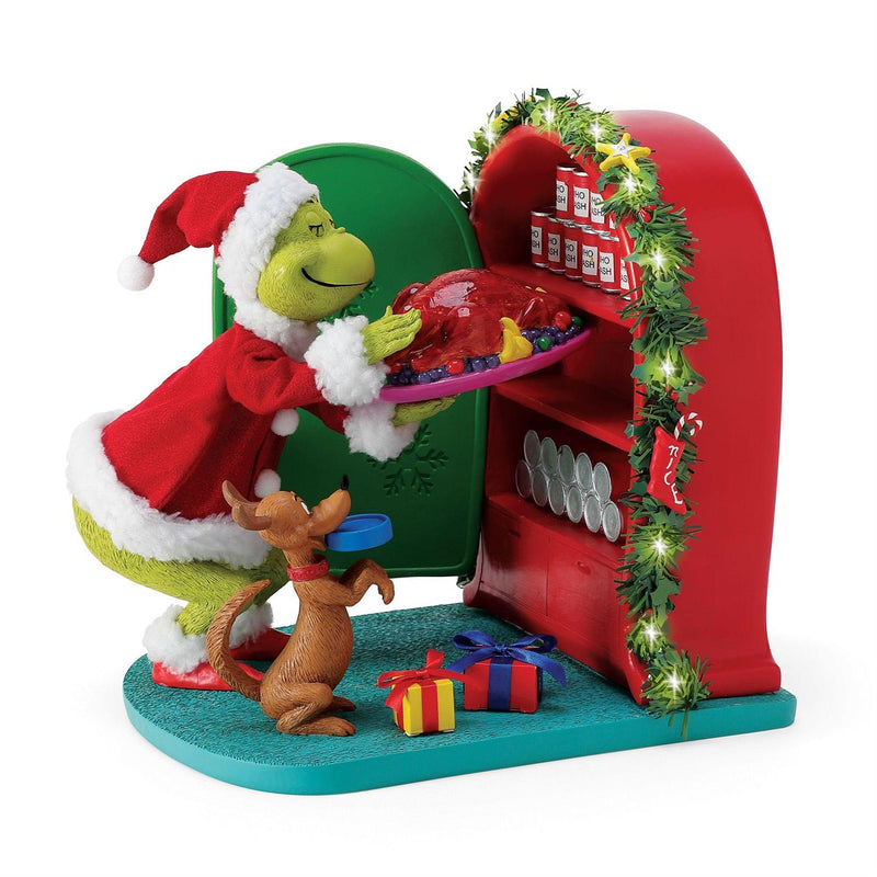 Chargez l'image dans la visionneuse de la galerie, Enesco Dr. Seuss Grinch - Christmas Dinner Figure
