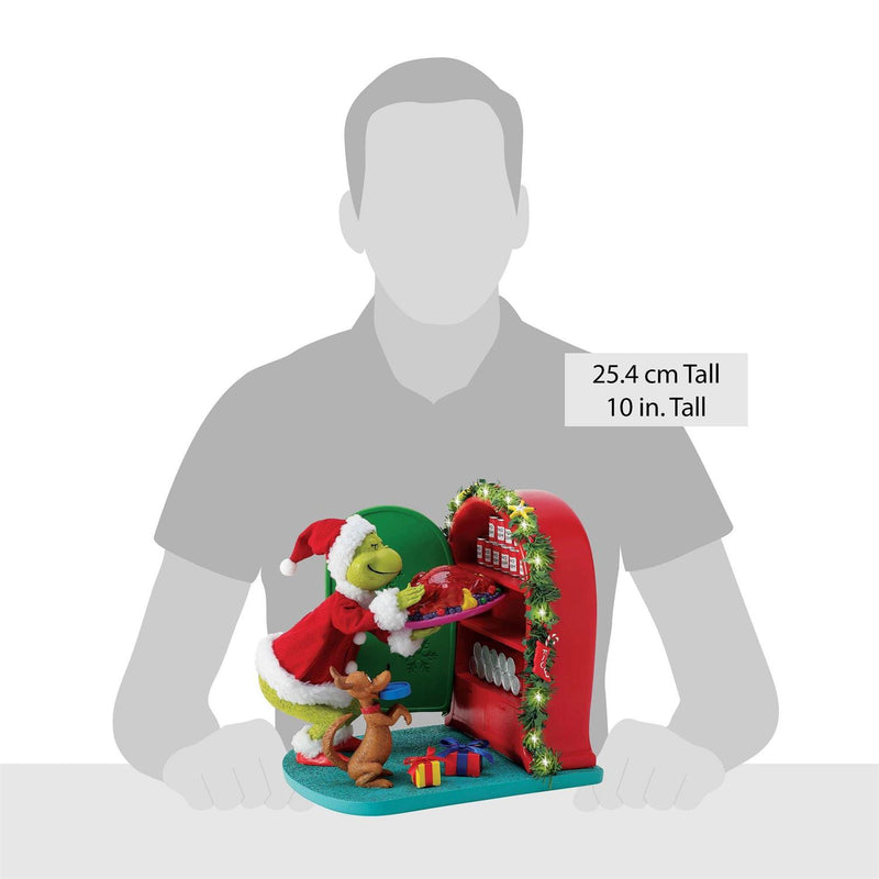 Chargez l'image dans la visionneuse de la galerie, Enesco Dr. Seuss Grinch - Christmas Dinner Figure
