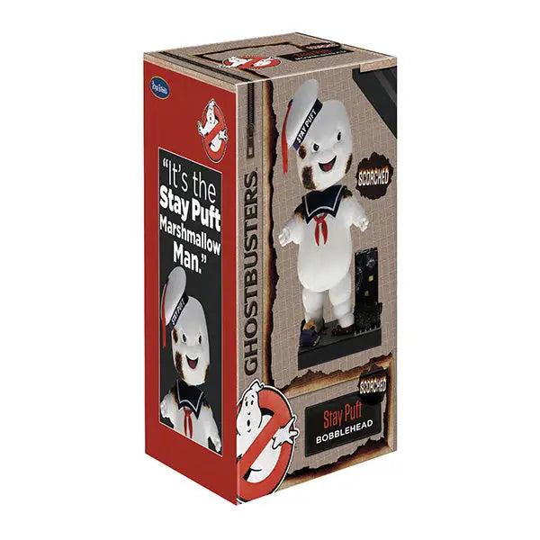 Cargue la imagen en el visor de la galería, Ghostbusters - Classic Stay Puft Marshmallow Man Scorched Bobble Head
