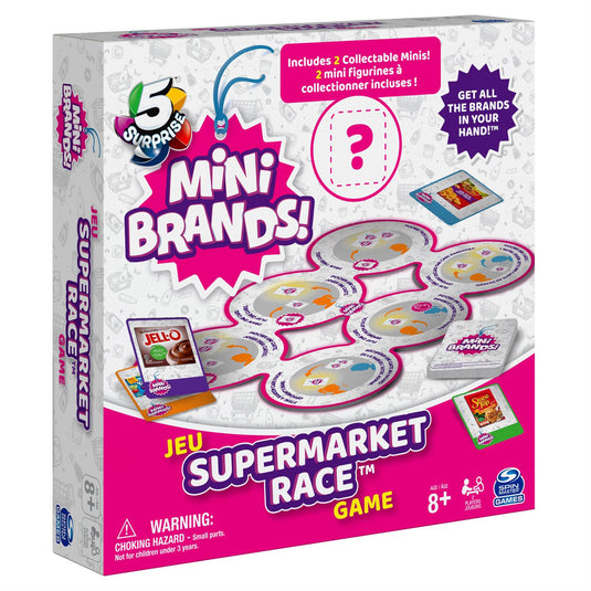 Mini Brands - Supermarket Race Game Board Game