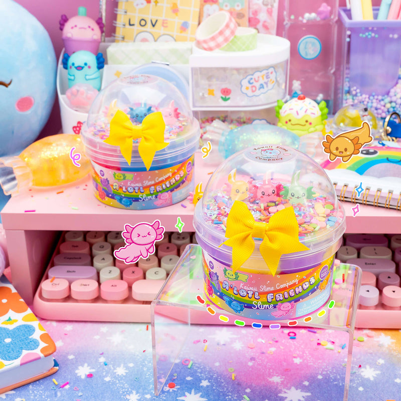 Load image into Gallery viewer, A'lotl Friends Butter Signature Dome™ Slime
