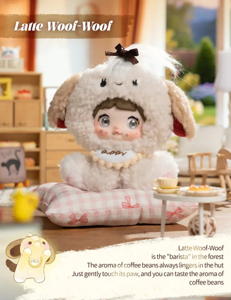 Cargue la imagen en el visor de la galería, Shopvidi Nommi Sitting Zoo - Series Vinyl Plush Doll Keychain 1 Single Blind Box
