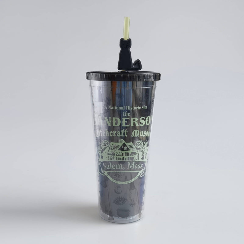 Chargez l&#39;image dans la visionneuse de la galerie, Hocus Pocus Glow in the Dark 24oz Plastic Cold Cup w/ Lid
