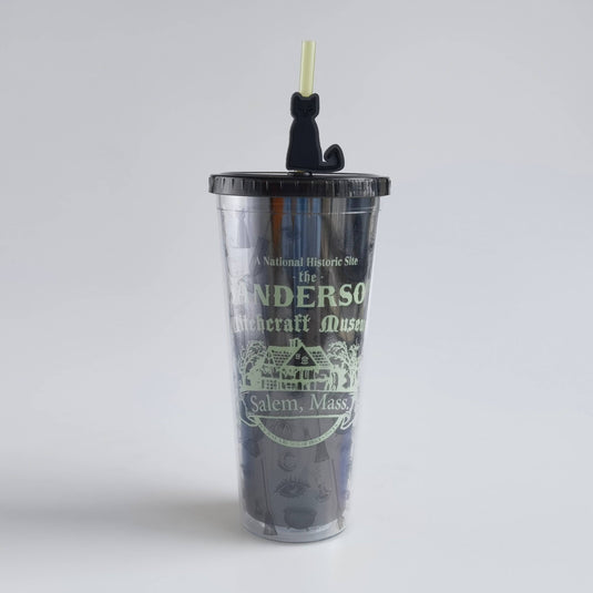 Hocus Pocus Glow in the Dark 24oz Plastic Cold Cup w/ Lid