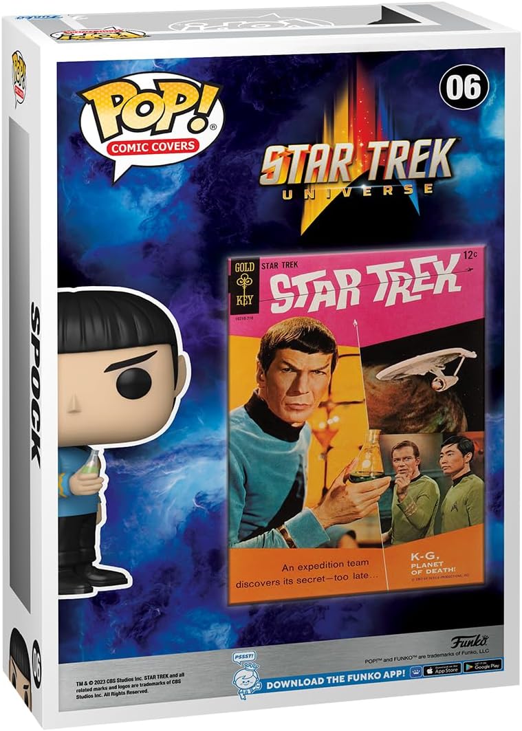 Load image into Gallery viewer, Funko POP! Comic Covers: Star Trek #1 Spock Vinyl Figure
