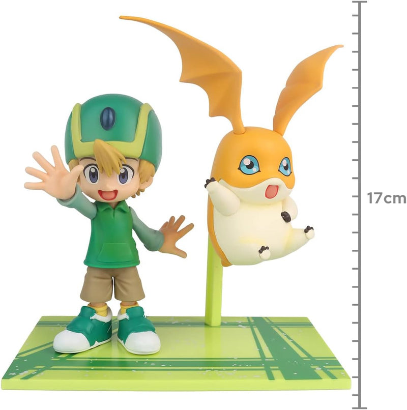 Load image into Gallery viewer, Little Buddy Digimon Adventure Dxf ~ Adventure Archives ~ Takeru &amp; Patamon Figure
