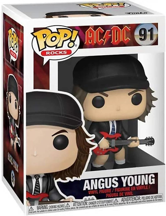 Funko POP! Rocks: AC/DC - Agnus Young (Styles May Vary) Vinyl Figure T+