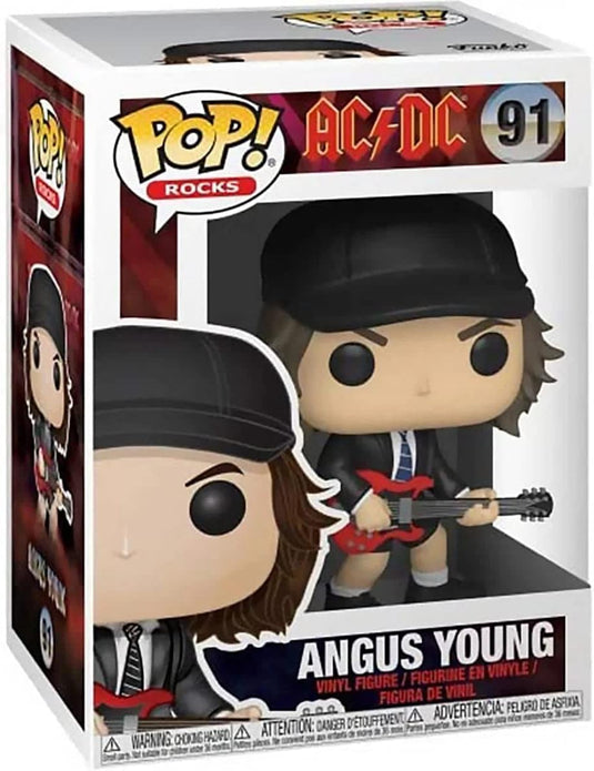 Funko POP! Rocks: AC/DC - Agnus Young (Styles May Vary) Vinyl Figure T+