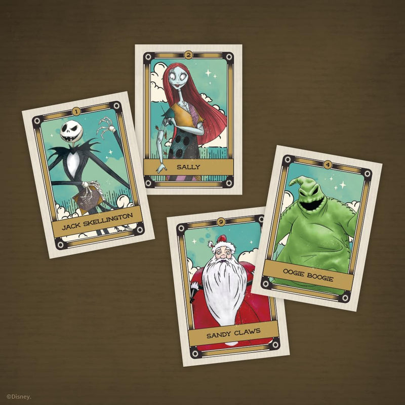 Cargue la imagen en el visor de la galería, USAopoly Lotería: Disney Tim Burton’s The Nightmare Before Christmas Traditional Loteria Game
