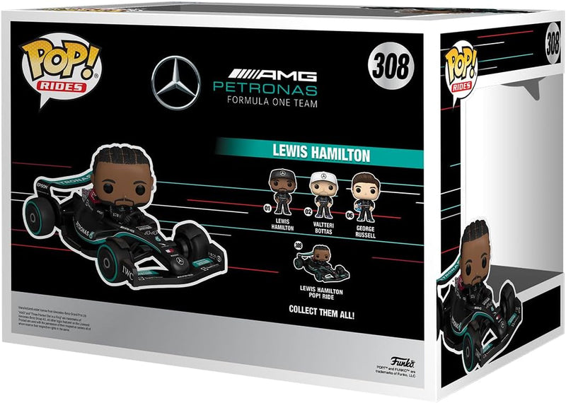 Chargez l&#39;image dans la visionneuse de la galerie, Funko POP! Super Deluxe Ride - Formula 1 Mercedes Lewis Hamilton Vinyl Figure
