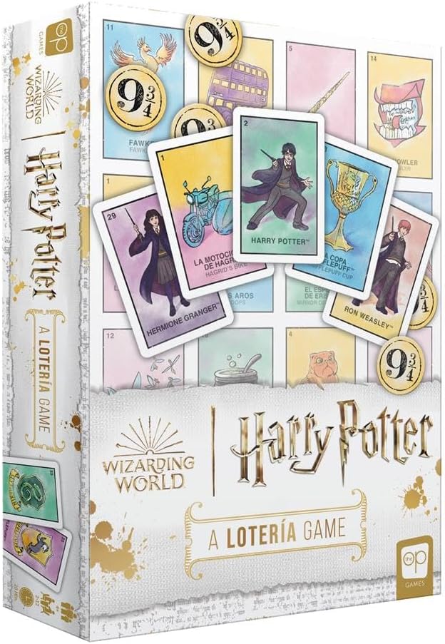Cargue la imagen en el visor de la galería, USAopoly Harry Potter Loteria Game - Bingo Style with Custom Artwork Inspired by Mexican Culture
