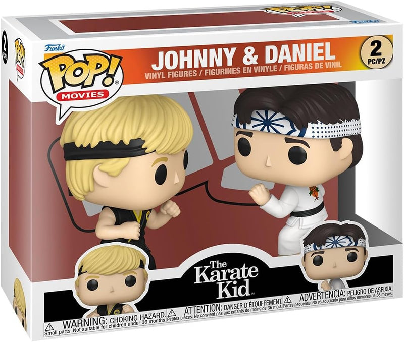 Load image into Gallery viewer, Funko Pop! Movies:The Karate Kid  - Johnny &amp; Daniel, 2-Pack
