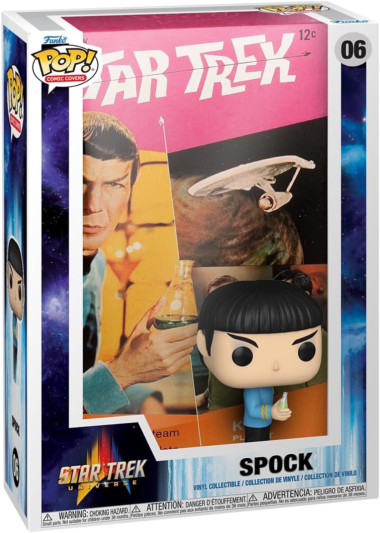 Load image into Gallery viewer, Funko POP! Comic Covers: Star Trek #1 Spock Vinyl Figure
