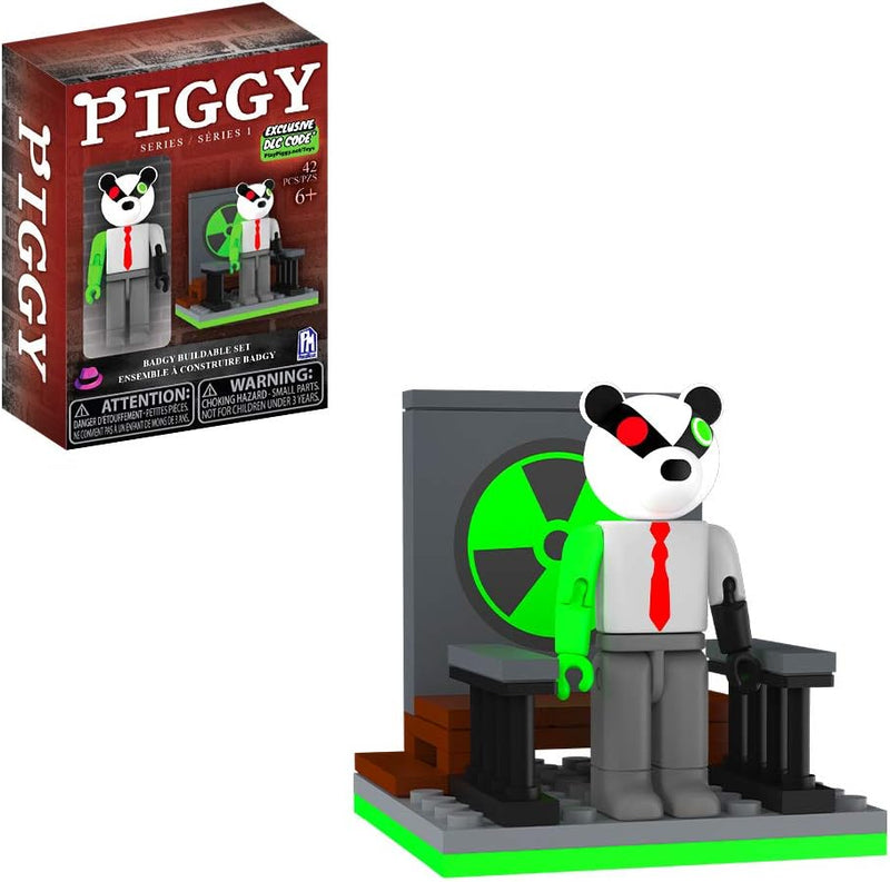 Load image into Gallery viewer, U.C.C. Distributing Piggy - Buildable Building Brick Set Series 1 With DLC Figure
