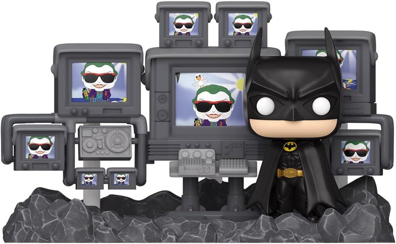 Chargez l&#39;image dans la visionneuse de la galerie, Funko Pop! Moments: Batman&#39;s 85th Anniversary - Batman in Batcave Figure
