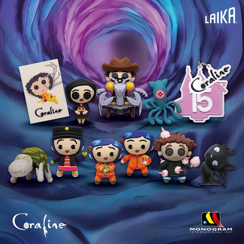 Cargue la imagen en el visor de la galería, Monogram Laika Coraline - Series 4 Characters 1pc 3D Figure Bag Clip Blind Bag

