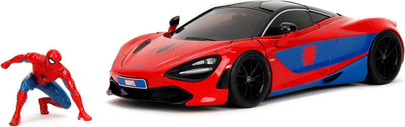 Cargue la imagen en el visor de la galería, Marvel Comics Spiderman -  McLaren 720S Model Car
