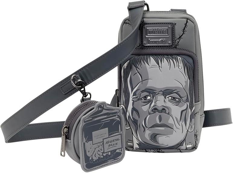 Cargue la imagen en el visor de la galería, Longuefly Universal Monsters - Frankenstein Sling Bag
