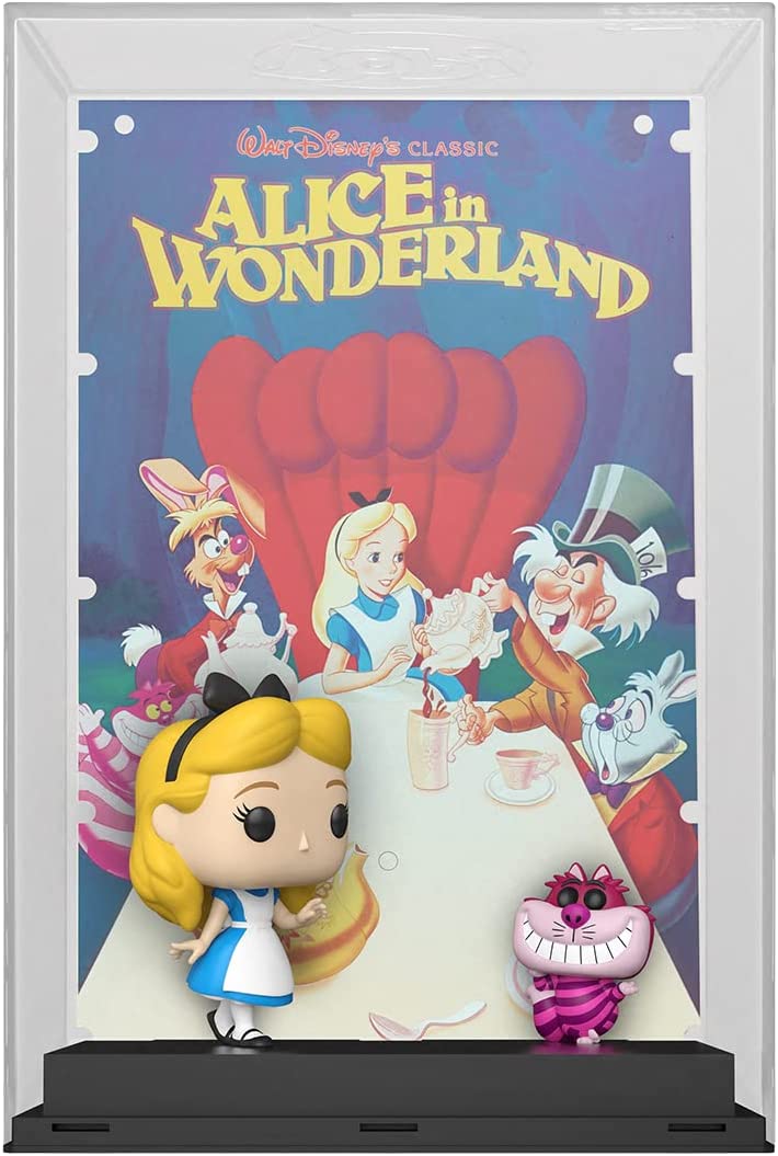 Load image into Gallery viewer, POP Movie Poster: Disney- Alice in Wonderland &amp; Cheshire Cat
