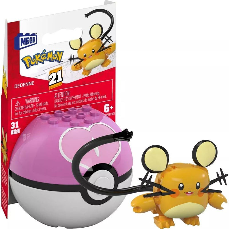 Cargue la imagen en el visor de la galería, Pokemon - Pokeball Mega Construx Building Toy Kit Figure
