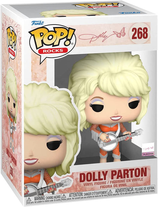 Funko Pop! Roches : figurine en vinyle Dolly Parton