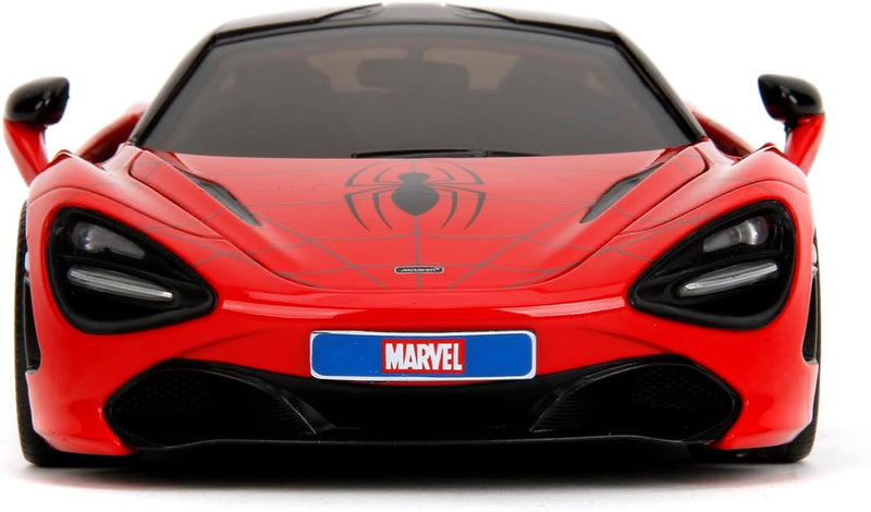 Cargue la imagen en el visor de la galería, Marvel Comics Spiderman -  McLaren 720S Model Car
