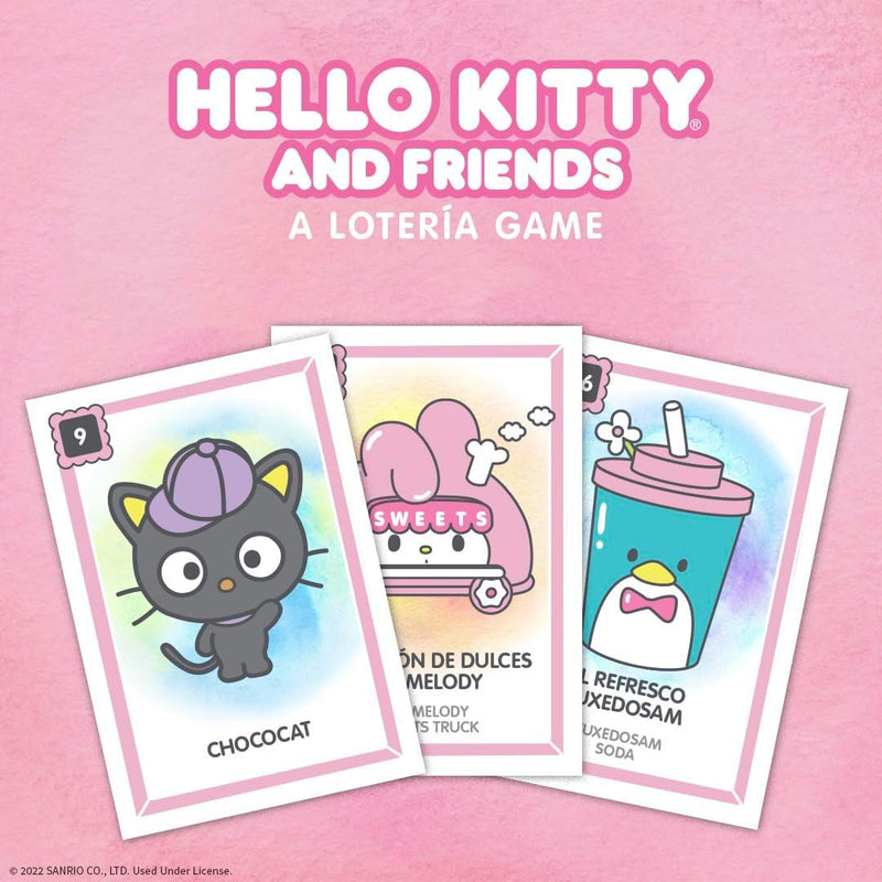 Cargue la imagen en el visor de la galería, USAopoly Loteria Game - Hello Kitty Custom Bingo Style Loteria Game
