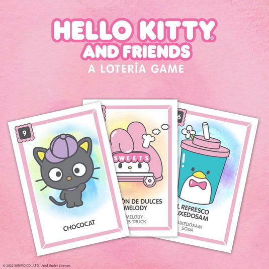 USAopoly Loteria Game - Hello Kitty Custom Bingo Style Loteria Game