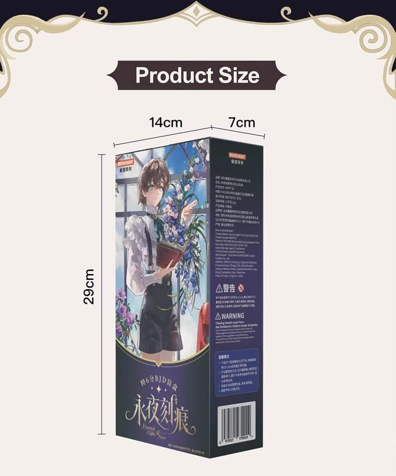 Load image into Gallery viewer, Kika Goods Calembou Eternal Night Scar Series Special 1/6 Action Figure BJD 1 piece Blind Box
