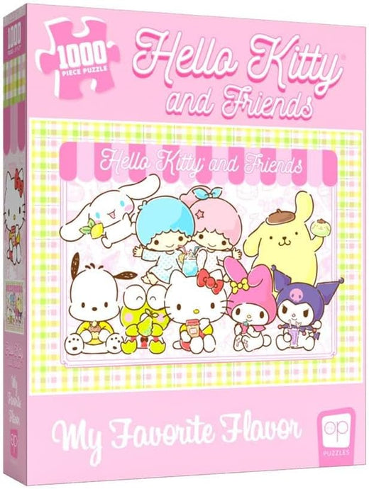 USAopoly Hello Kitty® and Friends My Favorite Flavor 1000 Piece Jigsaw Puzzle