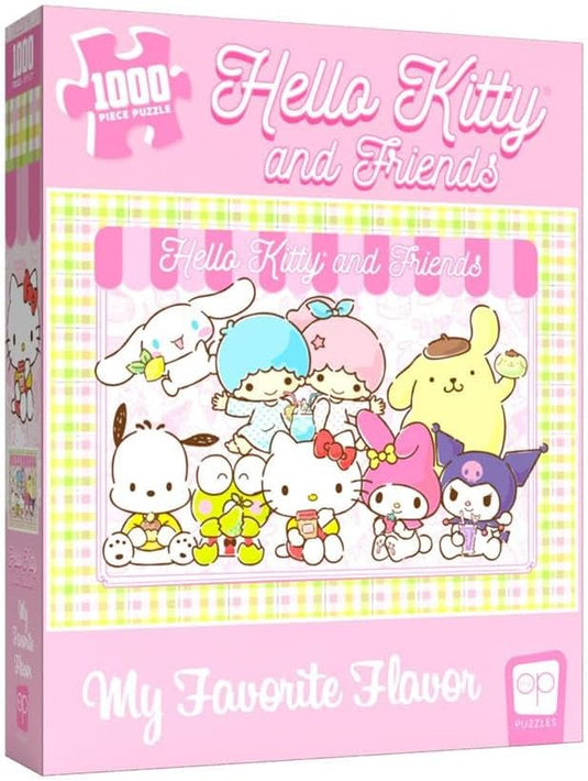 USAopoly Hello Kitty® and Friends My Favorite Flavor 1000 Piece Jigsaw Puzzle