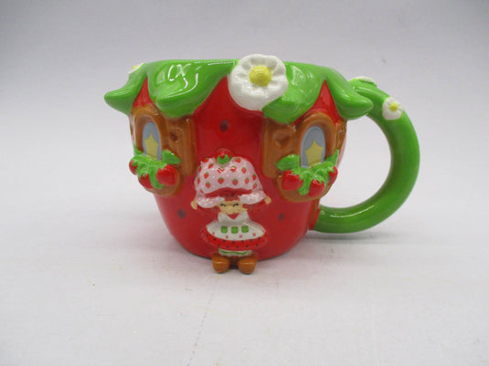Strawberry Shortcake Cake Ceramic 3D Sculpted Mug