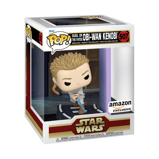 Funko POP! Deluxe: Star Wars - Duel of the Fates: Obi-Wan Kenobi Vinyl Figure