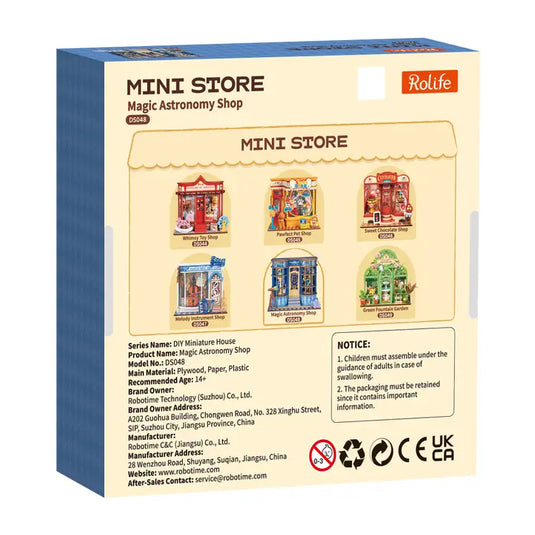 Robotime Rolife - Magic Astronomy Shop DIY Miniature House Figure