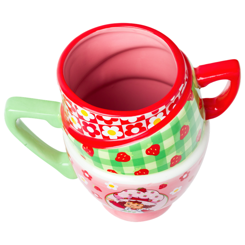 Chargez l'image dans la visionneuse de la galerie, Strawberry Shortcake Picnic Floral Ceramic 3D Sculpted Mug

