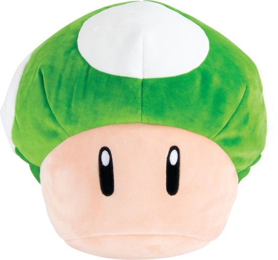 Load image into Gallery viewer, Club Mocchi Mocchi -  Mario Kart 1-Up Mushroom 15&quot; Mega Plush
