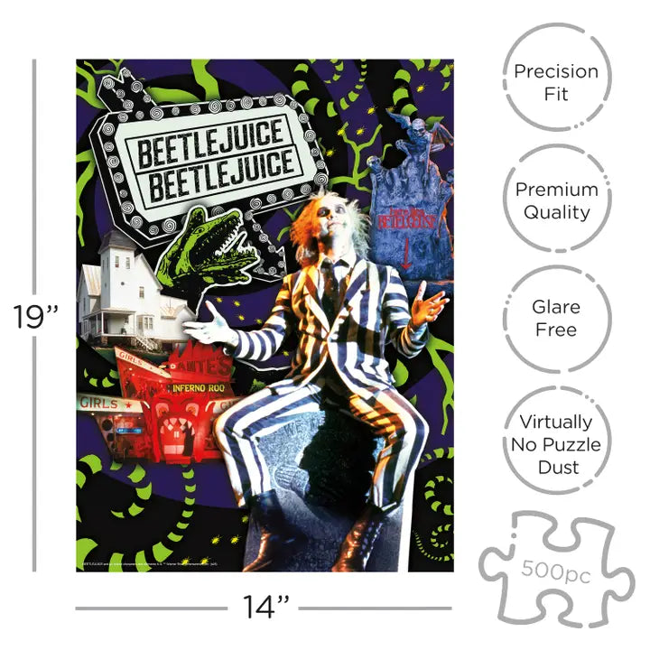 Load image into Gallery viewer, Horror Characters - Coffin Box - 500 Piece Jigsaw Puzzle

