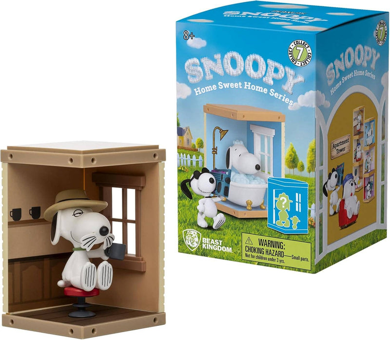 Cargue la imagen en el visor de la galería, Snoopy YuMe Hero Home Sweet Home Series  1Pc Blind Box
